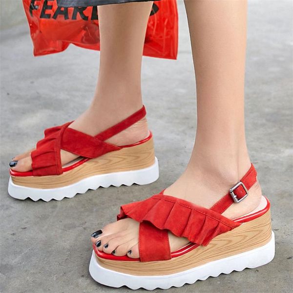 summer punk oxfords women ankle strap genuine leather wedges high heel gladiators sandals female open toe platform pumps shoes, Black
summer punk oxfords women ankle strap genuine leather wedges high heel gladiators sandals female open toe platform pumps shoes, Black