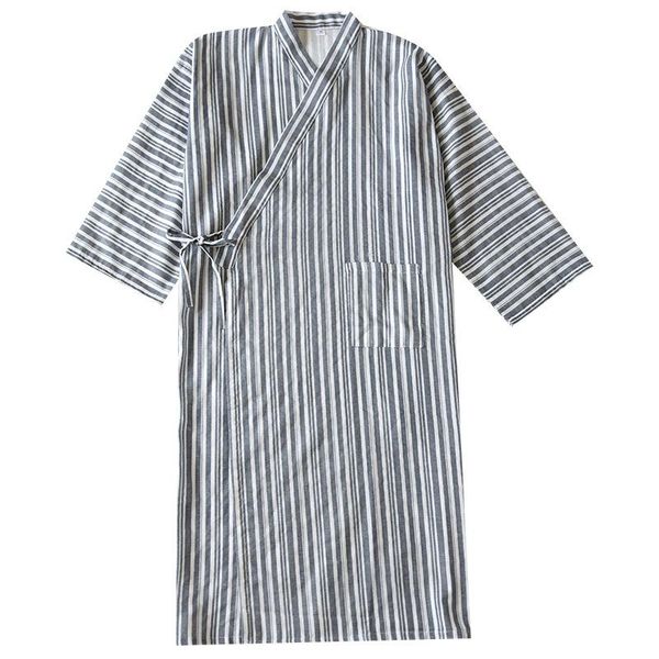 women's sleepwear summer japanese cotton thin gauze kimono robe men and women yukata spring autumn striped bathrobe lace-up nightdress, Black;red
women's sleepwear summer japanese cotton thin gauze kimono robe men and women yukata spring autumn striped bathrobe lace-up nightdress, Black;red