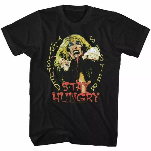 Twisted Sister Stay Hungry T Shirt Mens Licensed Rock Roll Band Tee Retro Black, White;black
Twisted Sister Stay Hungry T Shirt Mens Licensed Rock Roll Band Tee Retro Black, White;black