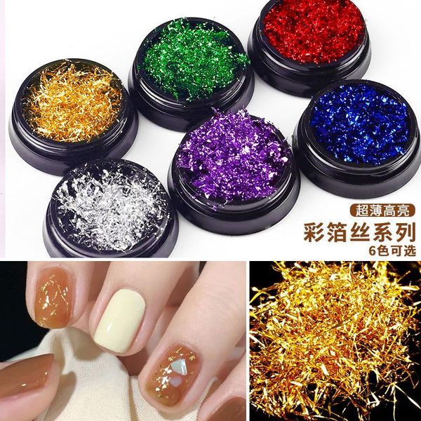 nail art decorations decoration enhancement gold silver platinum foil magic mirror powder real bright highlight, Silver;gold
nail art decorations decoration enhancement gold silver platinum foil magic mirror powder real bright highlight, Silver;gold