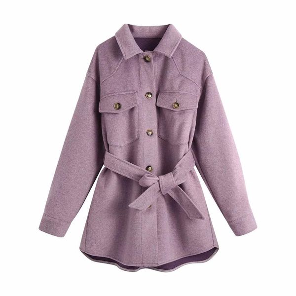 jackets women jacket overshirt pockets full sleeves lapel collar belted coat fashion outerwear veste femme, Black;brown
jackets women jacket overshirt pockets full sleeves lapel collar belted coat fashion outerwear veste femme, Black;brown