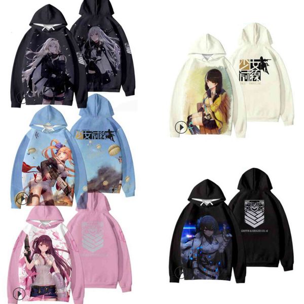 women's hoodies & sweatshirts game girls frontline hoodie ar15 404 ump45 hk416 pm06 m14 ump9 male/female 3d harajuku 0v05, Black
women's hoodies & sweatshirts game girls frontline hoodie ar15 404 ump45 hk416 pm06 m14 ump9 male/female 3d harajuku 0v05, Black