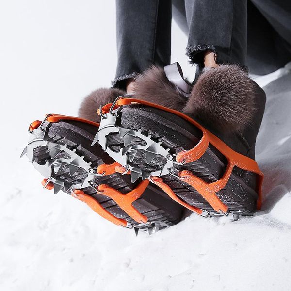 cords, slings and webbing 18 teeth crampon winter snow spikes ski ice shoe-covers stainless steel grippers cleats for climbing walking
cords, slings and webbing 18 teeth crampon winter snow spikes ski ice shoe-covers stainless steel grippers cleats for climbing walking