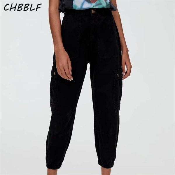 women's pants & capris chbblf women casual loose cargo bunch foot zipper pockets fashion female harlan sport trousers pantalones hjy873, Black;white
women's pants & capris chbblf women casual loose cargo bunch foot zipper pockets fashion female harlan sport trousers pantalones hjy873, Black;white