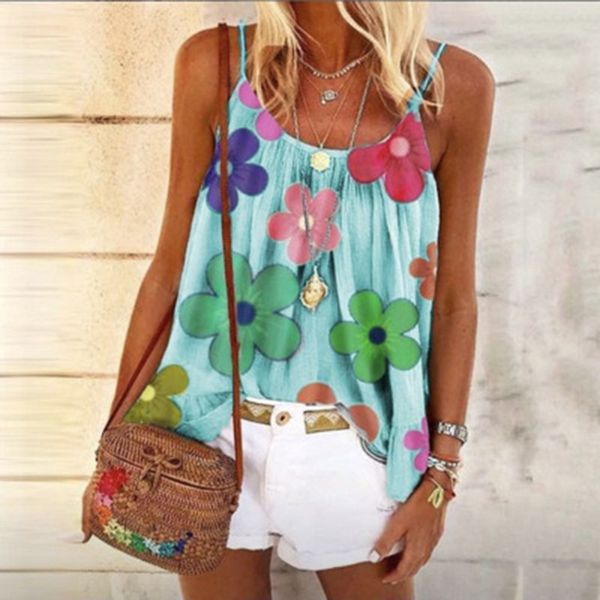 floral print women summer casual sleeveless camis kawaii fresh basic beach strap femme off shoulder vest tank 210520, White
floral print women summer casual sleeveless camis kawaii fresh basic beach strap femme off shoulder vest tank 210520, White