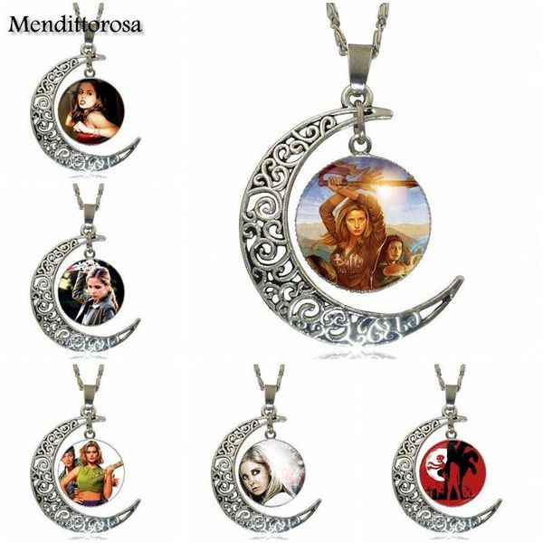 pendant necklaces ej glaze glass cabochon necklace fashion for child buffy the vampire slayer, Silver
pendant necklaces ej glaze glass cabochon necklace fashion for child buffy the vampire slayer, Silver