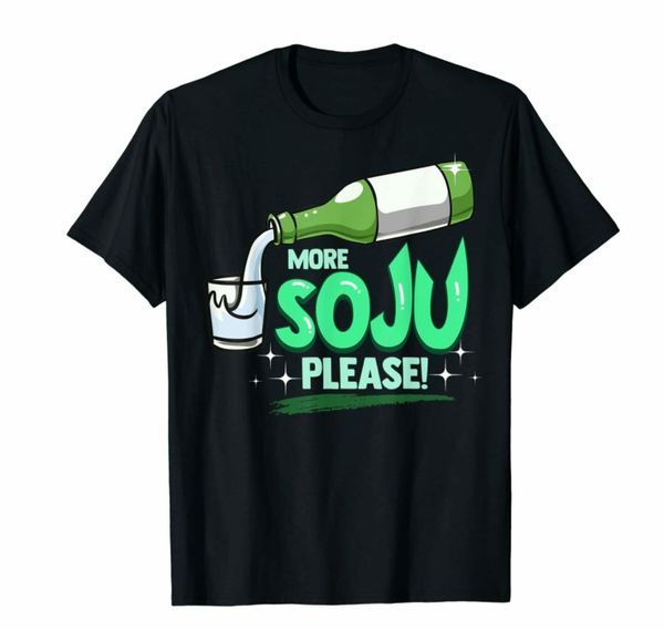 r1 more soju please korean alcohol drinking party gift funny black t-shirt s-6xl, White;black
r1 more soju please korean alcohol drinking party gift funny black t-shirt s-6xl, White;black