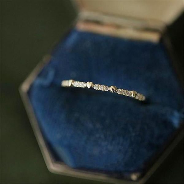 wedding rings minimalist female small stone ring boho rose gold filled heart engagement fashion cute promise for women, Slivery;golden
wedding rings minimalist female small stone ring boho rose gold filled heart engagement fashion cute promise for women, Slivery;golden