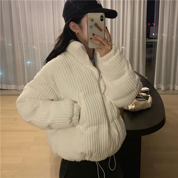 fashion winter women corduroy coat short cut long sleeves sweet cute lady women's down & parkas, Black
fashion winter women corduroy coat short cut long sleeves sweet cute lady women's down & parkas, Black
