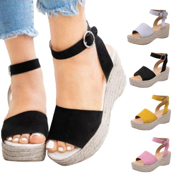 dress shoes fashion women sandals high heels wedge large size solid color zapatos de mujer 2021, Black
dress shoes fashion women sandals high heels wedge large size solid color zapatos de mujer 2021, Black