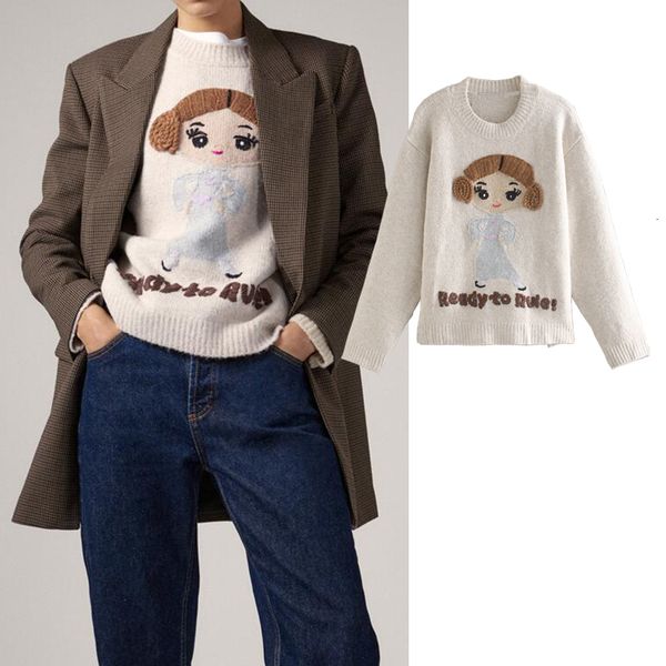 women's sweaters women autumn manual embroidery girl knitted sweater o-neck long sleeve loose pullover casual knitted ghcx, White;black
women's sweaters women autumn manual embroidery girl knitted sweater o-neck long sleeve loose pullover casual knitted ghcx, White;black