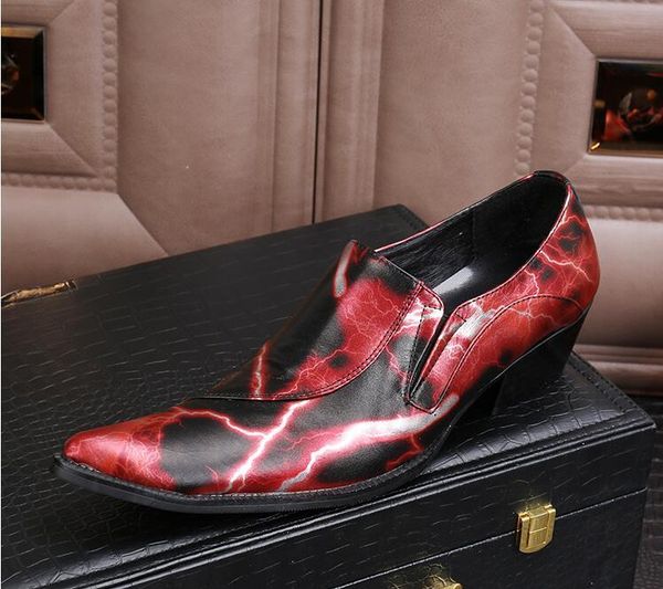 dress shoes slip-on high heeled men's genuine leather pointed-toe height increasing mix colour red wedding nightclub, Black
dress shoes slip-on high heeled men's genuine leather pointed-toe height increasing mix colour red wedding nightclub, Black