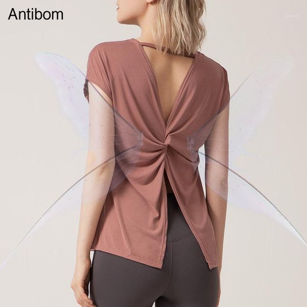 yoga outfit antibom woman t-shirts fitness gym clothing loose running quick dry hollow out sport shirt short sleeve training girls
yoga outfit antibom woman t-shirts fitness gym clothing loose running quick dry hollow out sport shirt short sleeve training girls