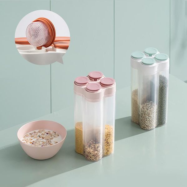 storage bottles & jars grain sealed fresh-keeping tank compartment container transparent plastic moisture-proof box kitchen tools
storage bottles & jars grain sealed fresh-keeping tank compartment container transparent plastic moisture-proof box kitchen tools