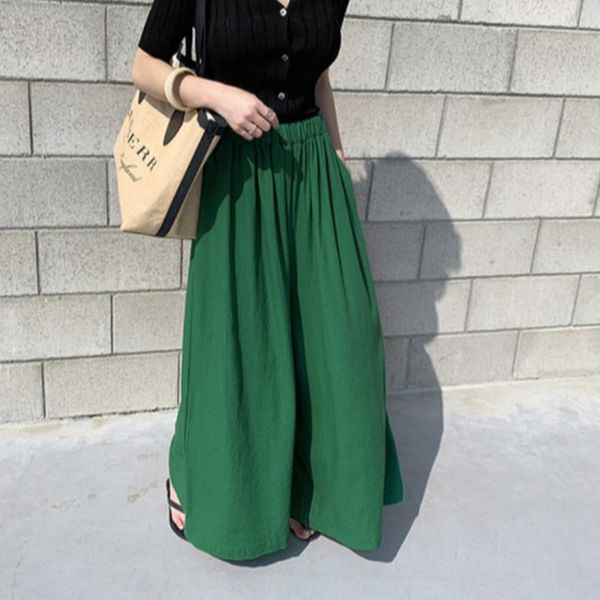 women's pants & capris wide leg pant women hakama korean style trousers autumn 2021 fashion streetwear casual loose cotton linen baggy, Black;white
women's pants & capris wide leg pant women hakama korean style trousers autumn 2021 fashion streetwear casual loose cotton linen baggy, Black;white