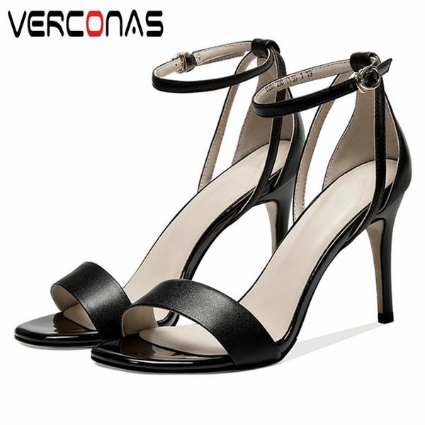 fashion woman sandals pumps genuine leather party shoes pointed toe thin heels, Black
fashion woman sandals pumps genuine leather party shoes pointed toe thin heels, Black