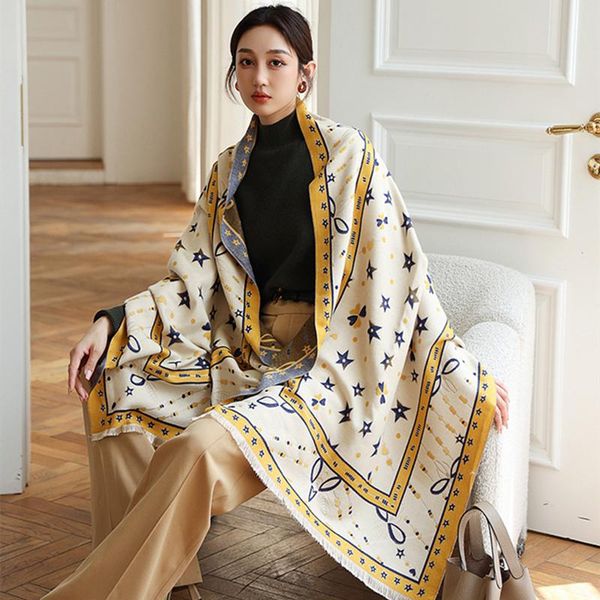 scarves ladies fashion european and american style star pattern printing imitation cashmere shawl multifunction warm scarf, Blue;gray
scarves ladies fashion european and american style star pattern printing imitation cashmere shawl multifunction warm scarf, Blue;gray