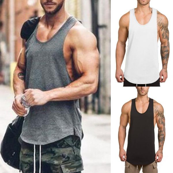 men' tank 2021 summer men sports vest cotton sleeveless bodybuilding gym fitness sportswear workout tankslimming, White;black
men' tank 2021 summer men sports vest cotton sleeveless bodybuilding gym fitness sportswear workout tankslimming, White;black