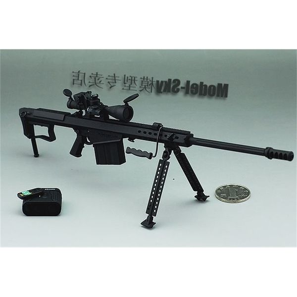69minitoys 1 / 6 alloy barrett sniper gun model is about 25cm and cannot launch static furnishings
69minitoys 1 / 6 alloy barrett sniper gun model is about 25cm and cannot launch static furnishings