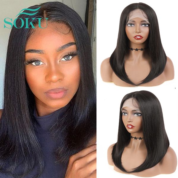 straight bob lace front wig synthetic wigs with baby hair dark brown color soku middle part for black women short bob lace wig
straight bob lace front wig synthetic wigs with baby hair dark brown color soku middle part for black women short bob lace wig