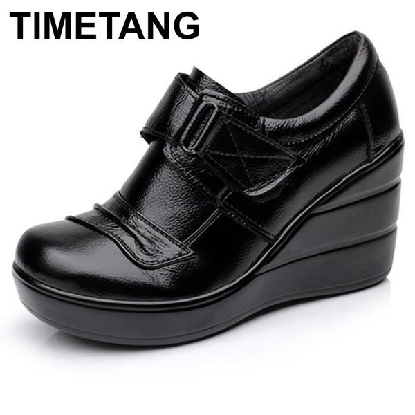 cowhide genuine leather platform spring and autumn deep mouth single shoes high-heeled women's wedges dress, Black
cowhide genuine leather platform spring and autumn deep mouth single shoes high-heeled women's wedges dress, Black
