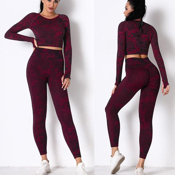 yoga outfit sports two-piece suit women's set workout gym clothing fitness high waist running breathable leggings long sleeve top
yoga outfit sports two-piece suit women's set workout gym clothing fitness high waist running breathable leggings long sleeve top