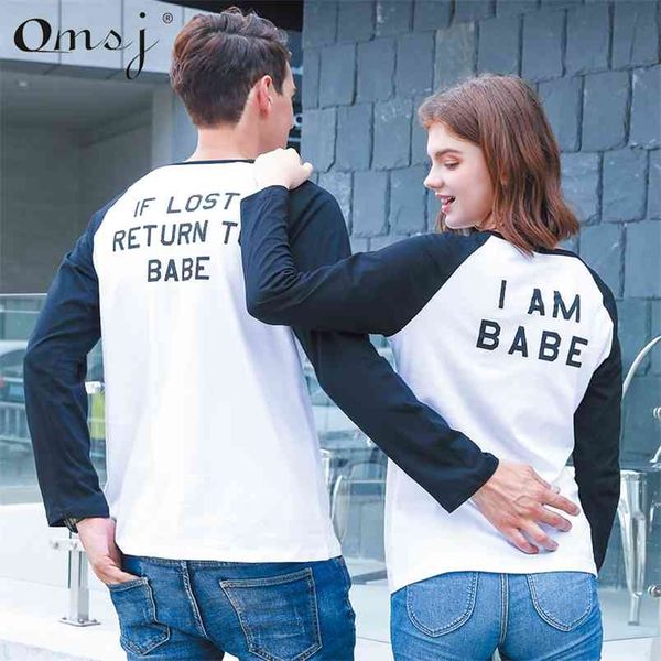 omsj autumn funny matching couple t shirts his and hers long sleeve patchwork letter printed pullover outfits clothes 210517, White
omsj autumn funny matching couple t shirts his and hers long sleeve patchwork letter printed pullover outfits clothes 210517, White