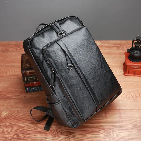 backpack 2021 leisure student schoolbag leather fashion trend sports travel computer bag tide
backpack 2021 leisure student schoolbag leather fashion trend sports travel computer bag tide