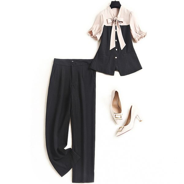 pant high fashion runway designers will see clothes from two elegant female pieces office lady turtleneck shirt and suit pants, White
pant high fashion runway designers will see clothes from two elegant female pieces office lady turtleneck shirt and suit pants, White