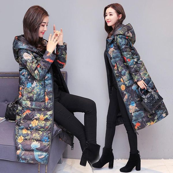 women's down & parkas women 2021 autumn winter light thin jacket female slim print hooded outwear ladies plus size white duck coats e62, Black
women's down & parkas women 2021 autumn winter light thin jacket female slim print hooded outwear ladies plus size white duck coats e62, Black