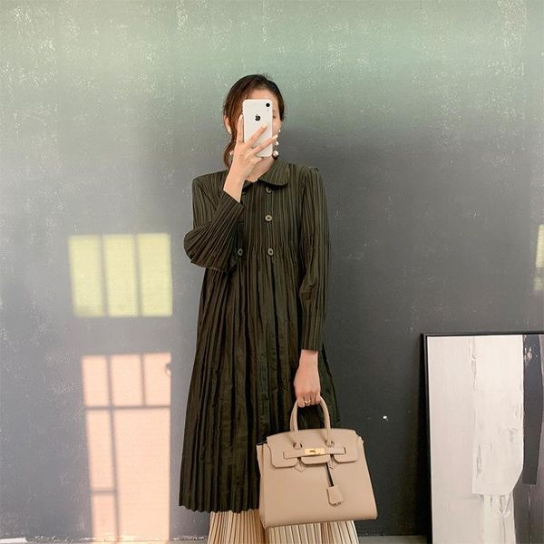 women's trench coats autumn and spring 2021 women cardigan casual windbreaker fashion plus size long loose simple double-breasted coat, Tan;black
women's trench coats autumn and spring 2021 women cardigan casual windbreaker fashion plus size long loose simple double-breasted coat, Tan;black