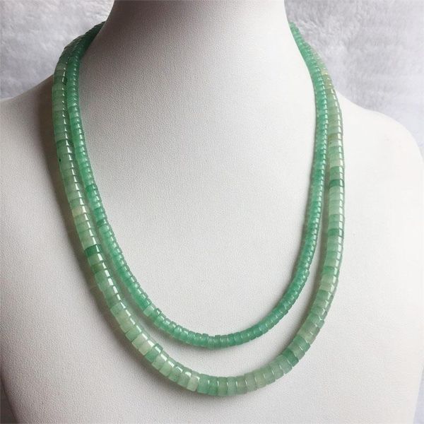 chains 35/40/45/50/55cm 2*4mm 3*6mm heishi aventurine jasper necklace natural stone jewelry elegant exquisite bead chain choker collier, Silver
chains 35/40/45/50/55cm 2*4mm 3*6mm heishi aventurine jasper necklace natural stone jewelry elegant exquisite bead chain choker collier, Silver