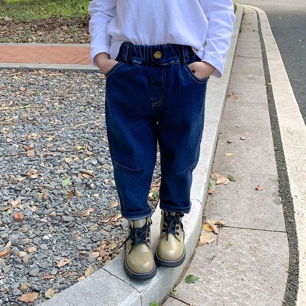 jeans 2021 autumn children's wear girls' loose elastic baby kindergarten pants 2-283, Blue
jeans 2021 autumn children's wear girls' loose elastic baby kindergarten pants 2-283, Blue