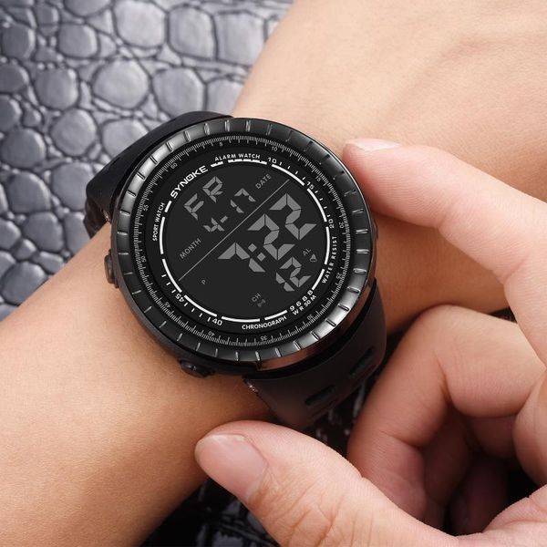 sports watch for men waterproof military digital watches mens big dial electronic clock male 2021 relojes wristwatches, Slivery;brown
sports watch for men waterproof military digital watches mens big dial electronic clock male 2021 relojes wristwatches, Slivery;brown