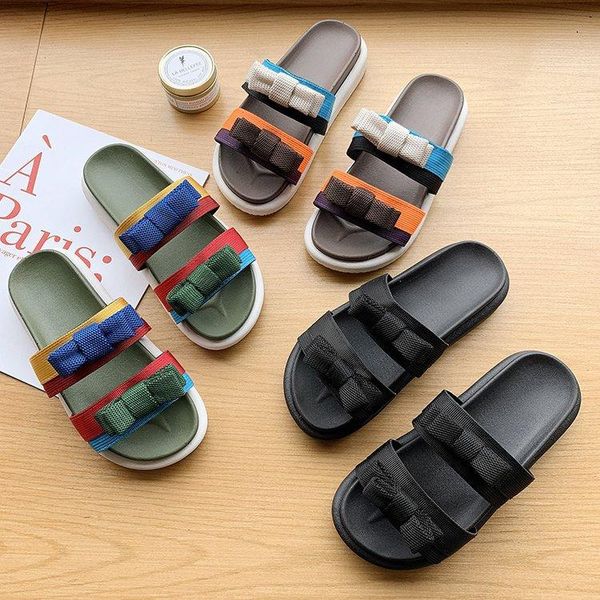 slippers cool slipper female style quality with mesh fabric rubber flat bowknot one line cute woman shoes, Black
slippers cool slipper female style quality with mesh fabric rubber flat bowknot one line cute woman shoes, Black