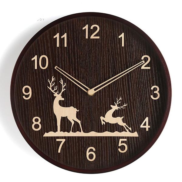 wall clocks beautiful elk christmas decoration wooden clock classical living room silent
wall clocks beautiful elk christmas decoration wooden clock classical living room silent