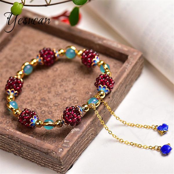 beaded, strands bracelet 6a 3mm grade wine red garnet woven gold chain and sea blue pith bracelets natural gems gift, Black
beaded, strands bracelet 6a 3mm grade wine red garnet woven gold chain and sea blue pith bracelets natural gems gift, Black