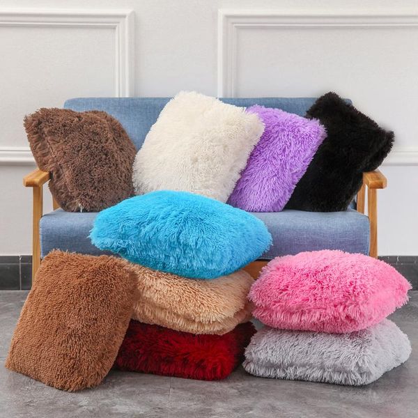 pillow case fluffy plush cover square decorative throw soft cushion pillowcases without core livingroom couch
pillow case fluffy plush cover square decorative throw soft cushion pillowcases without core livingroom couch