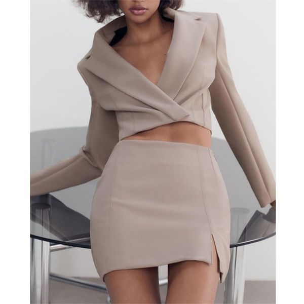 women summer elegant skirt suits za solid short blazers coats and mini skirts female casual ol 2-piece sets clothing 210513, White
women summer elegant skirt suits za solid short blazers coats and mini skirts female casual ol 2-piece sets clothing 210513, White