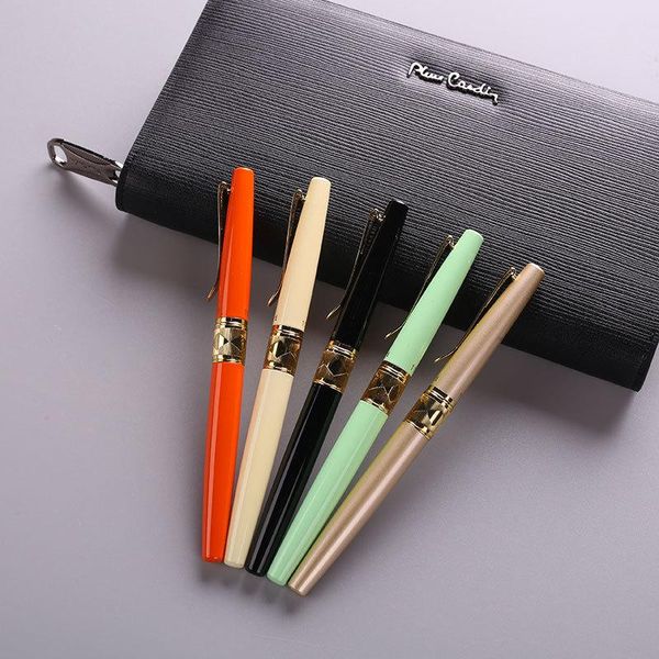 fountain pens 1pcs 1162 students practice pen business fine metal sheet ink bag signature gift
fountain pens 1pcs 1162 students practice pen business fine metal sheet ink bag signature gift