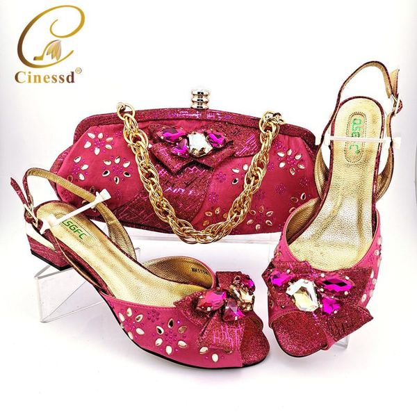 fashionable coming mature style african women shoes and bag set in fuchsia color leisure lady sandal for party dress, Black
fashionable coming mature style african women shoes and bag set in fuchsia color leisure lady sandal for party dress, Black