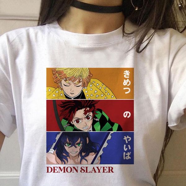 womens t shirt retro summer printed slayer graphics streetwear punk clothes japanese anime funny, White
womens t shirt retro summer printed slayer graphics streetwear punk clothes japanese anime funny, White