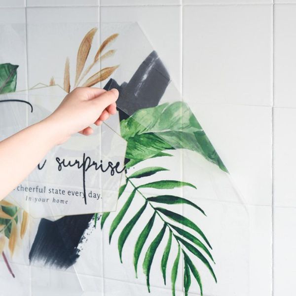 wall stickers 45*75cm transparent kitchen oilproof sticker self-adhesive high temperature oil-proof tile waterproof household decoration
wall stickers 45*75cm transparent kitchen oilproof sticker self-adhesive high temperature oil-proof tile waterproof household decoration