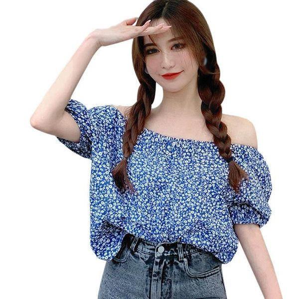 women's blouses & shirts women korean short sleeve chiffion slash neck ladies summer, White
women's blouses & shirts women korean short sleeve chiffion slash neck ladies summer, White