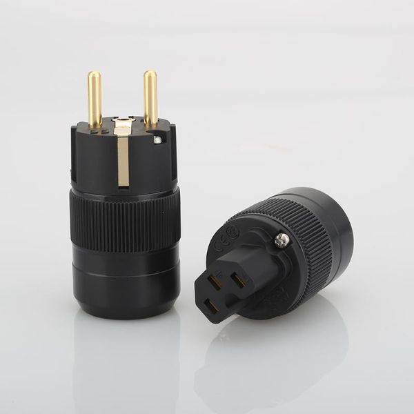 smart power plugs hifi pair 24k gold plated eu schuko ac plug iec connector for audio cable
smart power plugs hifi pair 24k gold plated eu schuko ac plug iec connector for audio cable