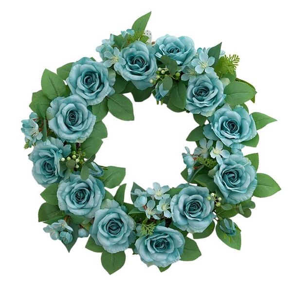 artificial blue rose flowers wreath spring summer for front door window wall wedding party farmhouse home decor novelty items
artificial blue rose flowers wreath spring summer for front door window wall wedding party farmhouse home decor novelty items