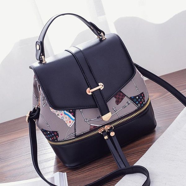 women's bag 2021 fashion ladies backpack retro trend large capacity style