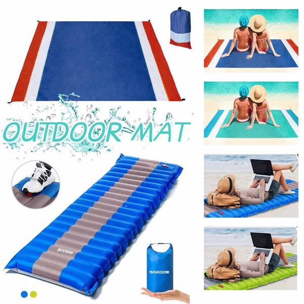 195x70cm camping tent mattress hiking inflatable waterproof sleeping pad bed mat oversized nylon blanket outdoor pads 
195x70cm camping tent mattress hiking inflatable waterproof sleeping pad bed mat oversized nylon blanket outdoor pads