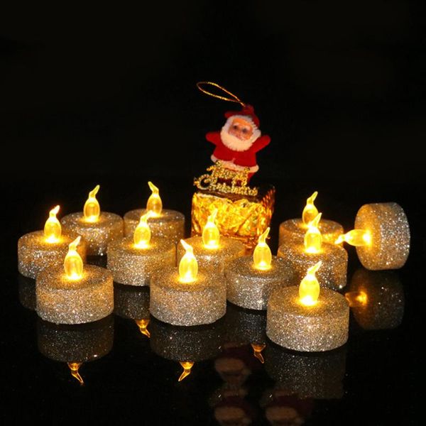 candles 12pcs creative gold powder candle light christmas home party atmosphere decoration lighting flicker flameless led electronic can
candles 12pcs creative gold powder candle light christmas home party atmosphere decoration lighting flicker flameless led electronic can