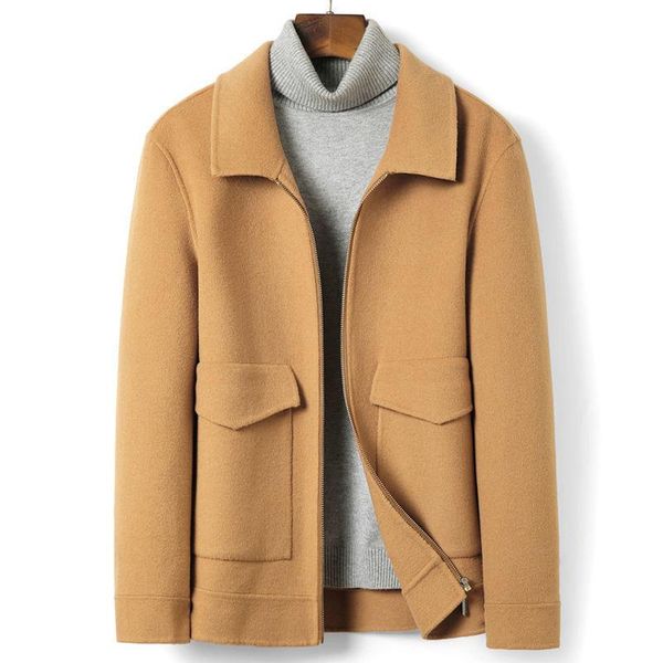 men's wool & blends autumn 2022 winter fashion men thick warm blend coat woolen overcoat loose windbreaker jacket casual coats b428, Black
men's wool & blends autumn 2022 winter fashion men thick warm blend coat woolen overcoat loose windbreaker jacket casual coats b428, Black